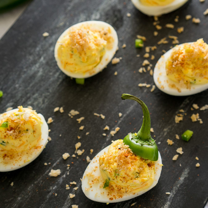 Jalapeño Popper Deviled Eggs