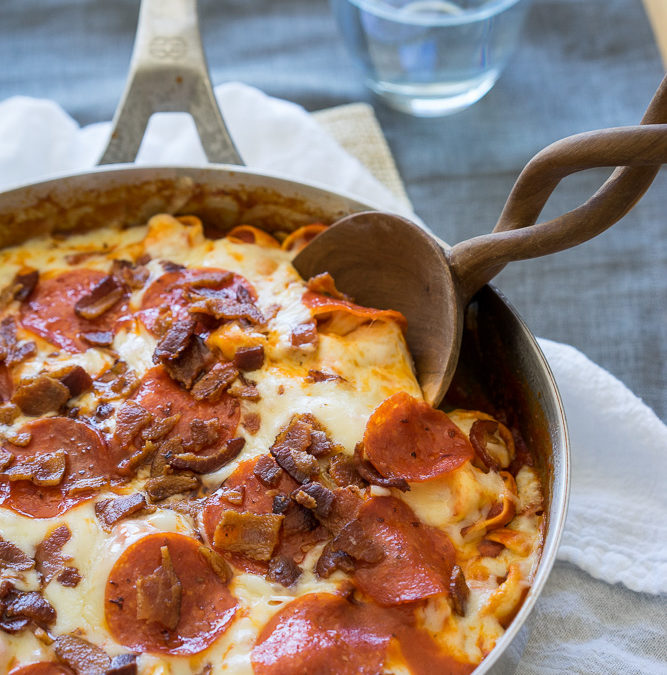 Meat Lover’s Tortellini Skillet