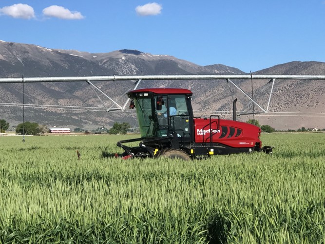 Tractor in field at Smith Valley Dairy, located in Lyon County, Nevada - Image credit: Protect the Harvest