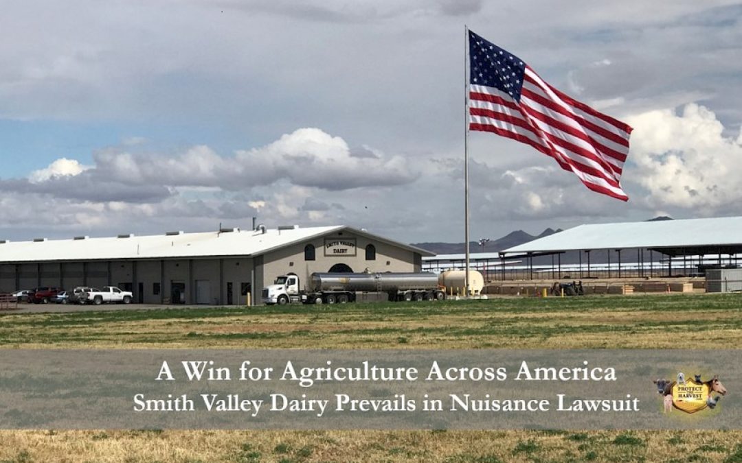 A Win for Agriculture Across America – Smith Valley Dairy Prevails