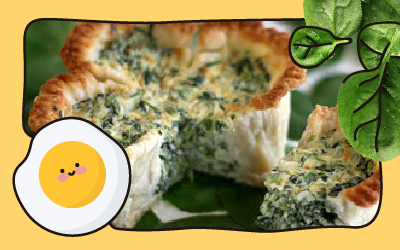 Lucky Spinach Quiche