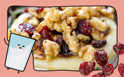 Honey, Rosemary & Walnut Baked Brie