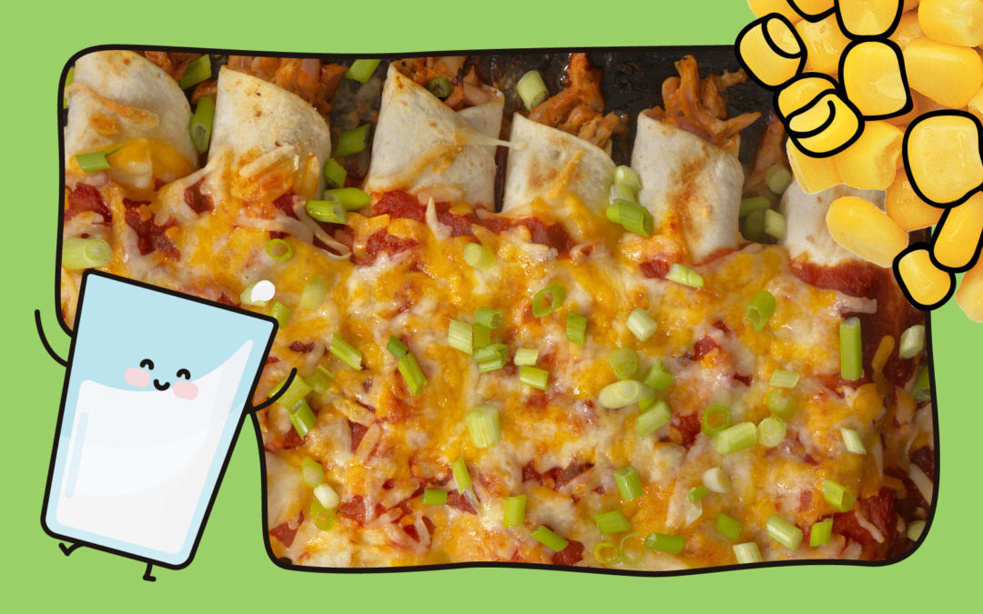 Creamy, Cheesy Chicken Enchiladas