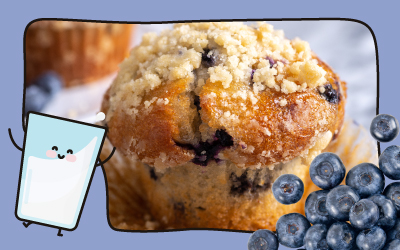 Blueberry Cream Cheese Muffins