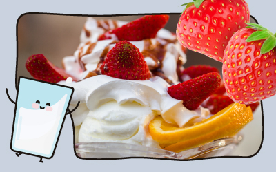 Strawberry-Shortcake Sundaes