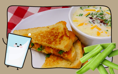 Green Bean Casserole Melt & Loaded Baked Potato Soup