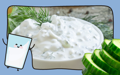 Garlic-Mint Yogurt Spread