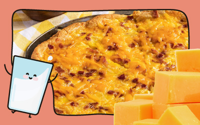 Bacon and Hashbrown Breakfast Pizza